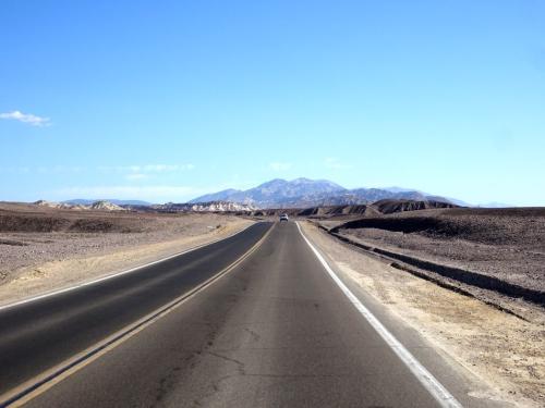 Straight ahead into Death Valley